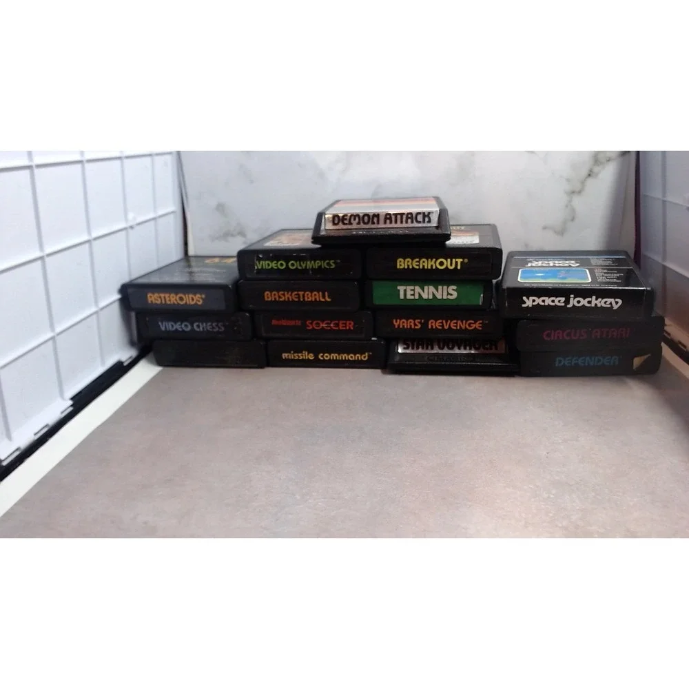 Atari 2600 Games Lot of 15 Tested Working